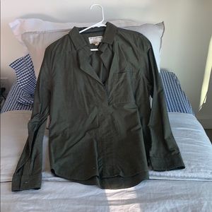 Rag and bone dark green shirt size s